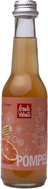 Carbonated drink made from pink grapefruits ORGANIC 275 ml BAULE VOLANTE
